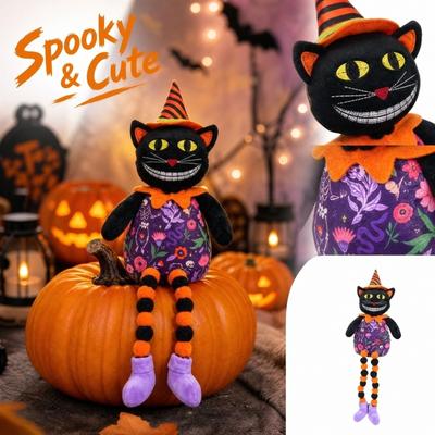Halloween Plush Decoration with Pumpkin Funny Party Prop
