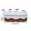 Cherry Cake Design Pen Bag Plush Stationery Bag Kawaii Pencil Case  Students