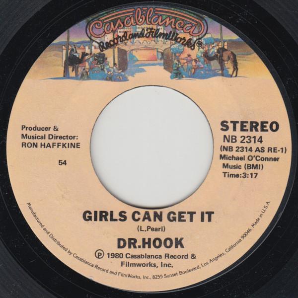 

7inch Record DR. HOOK Girls Can Get It NB2314 Casablanca 1980 US Rock Used