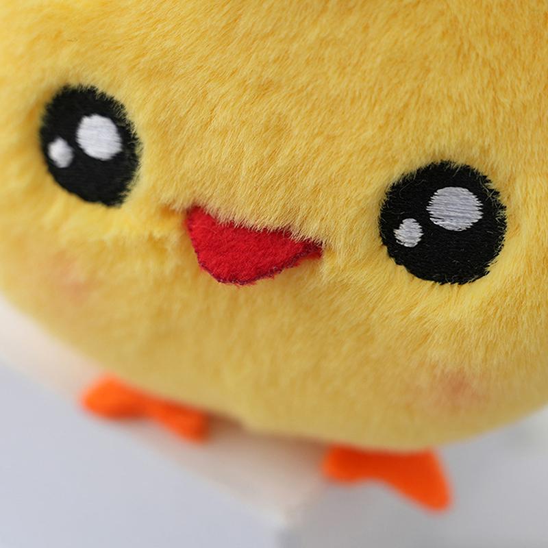 Kreskówkowy Uroczy Kurczak Pluszowa Lalka Zabawka Wisiorek Breloczek Ozdoby do Zawieszenia na Plecaku Prezenty