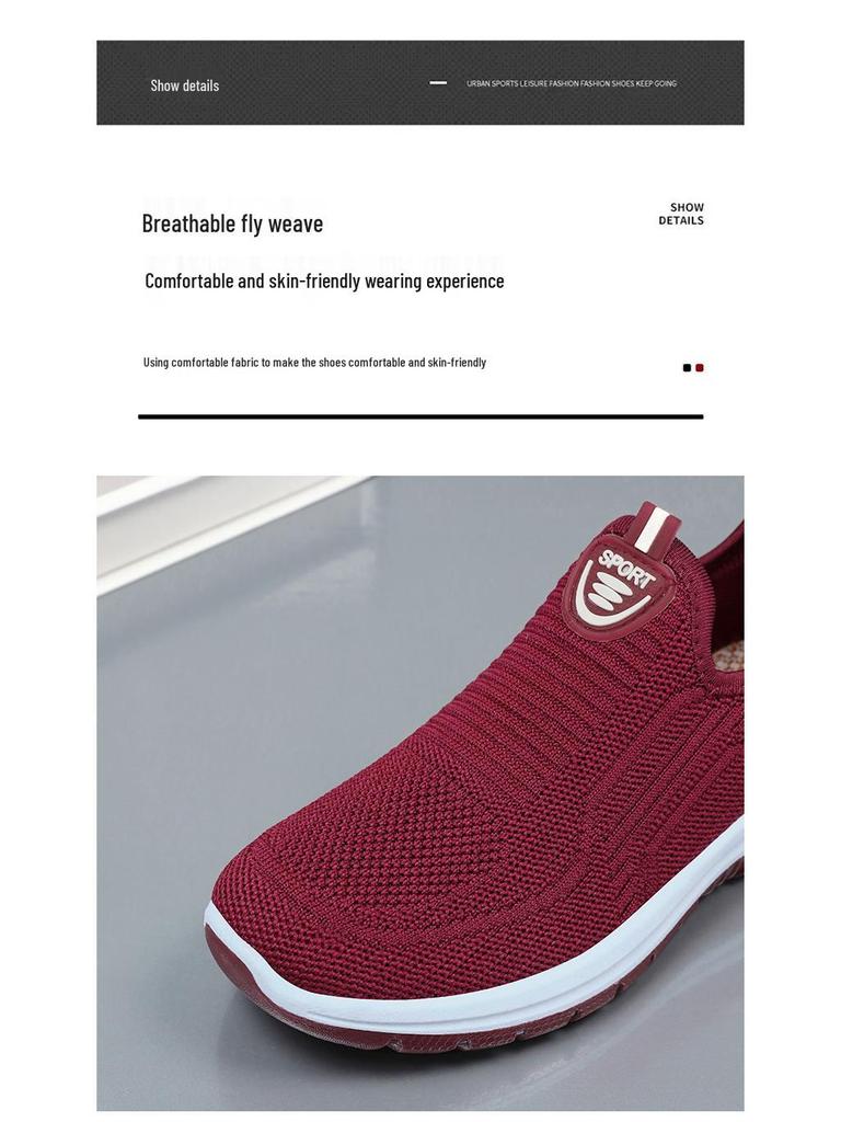 Men's Breathable Slip-on Casual Sports Shoes