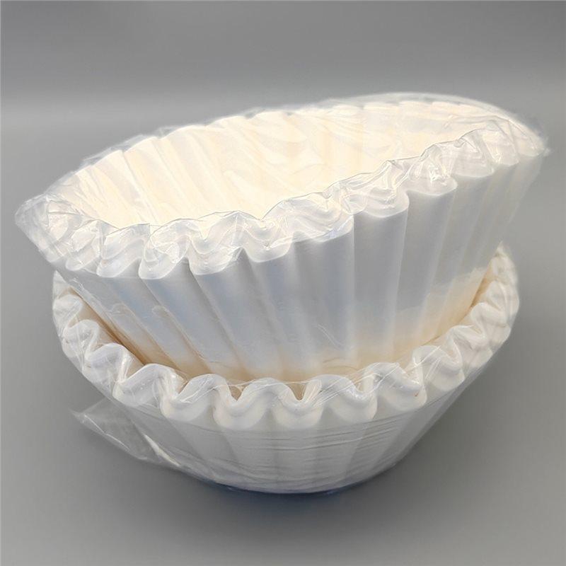 A25F-Premium Quality 100 Pcs 5 To 6 Cup Commercial For Coffee Filters Large For Coffee Filters Big& Tall For Coffee Machines