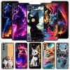 Phone Case Cover for Samsung Galaxy S26 S25 S24 S23 S22 S20 S21 FE Ultra Plus S25 Edge 5G Soft TPU Capas CAT Fundas Coque Bags