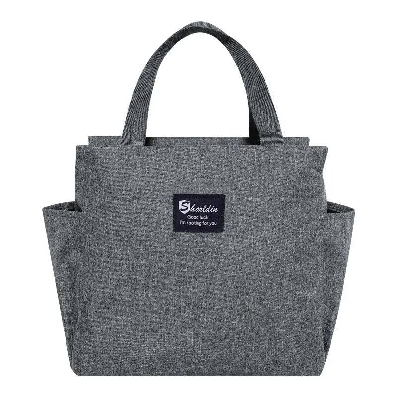 Multifunction Large Capacity Cooler Bag Waterproof Oxford Portable Zipper Thermal Lunch Bags for Women Lunch Box Picnic Food Bag