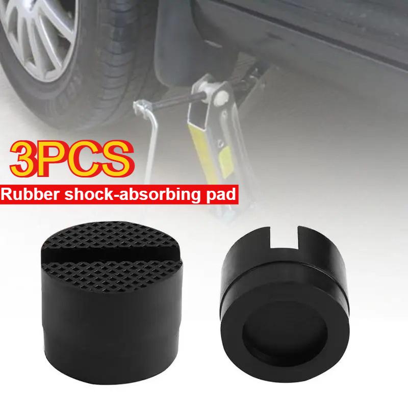 Durable Car Jack Rubber Pad Slotted Rail Hydraulic Slotted Jack Stand Pad Wear Resistant Floor Socket Car Lift Repair Tool