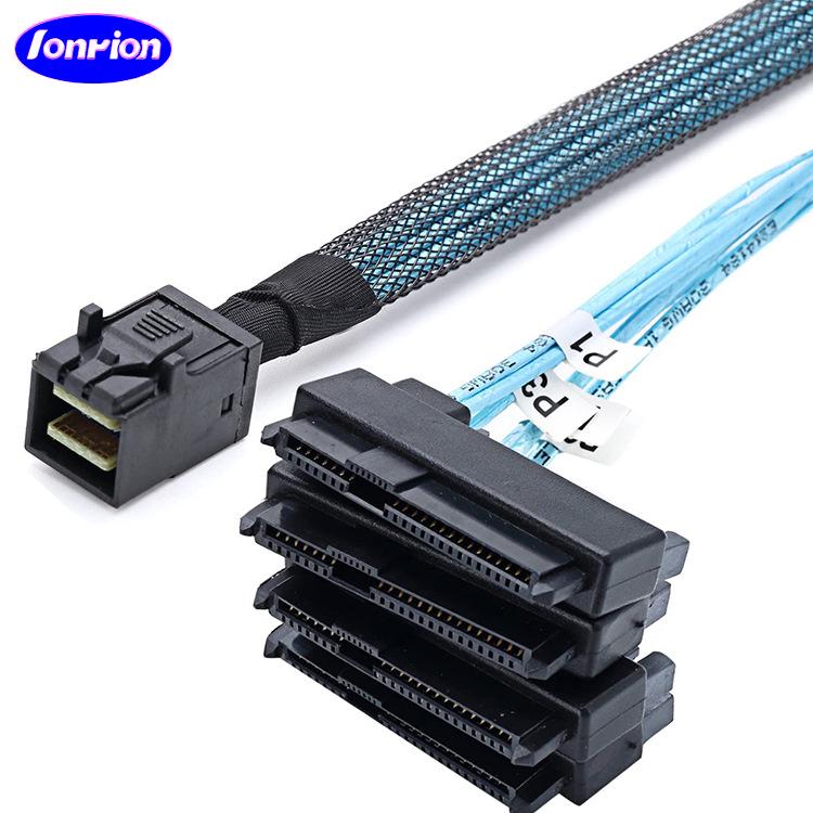 High-Speed MiniSAS HD SFF-8643 to 29-pin 8482 Server Network Cable