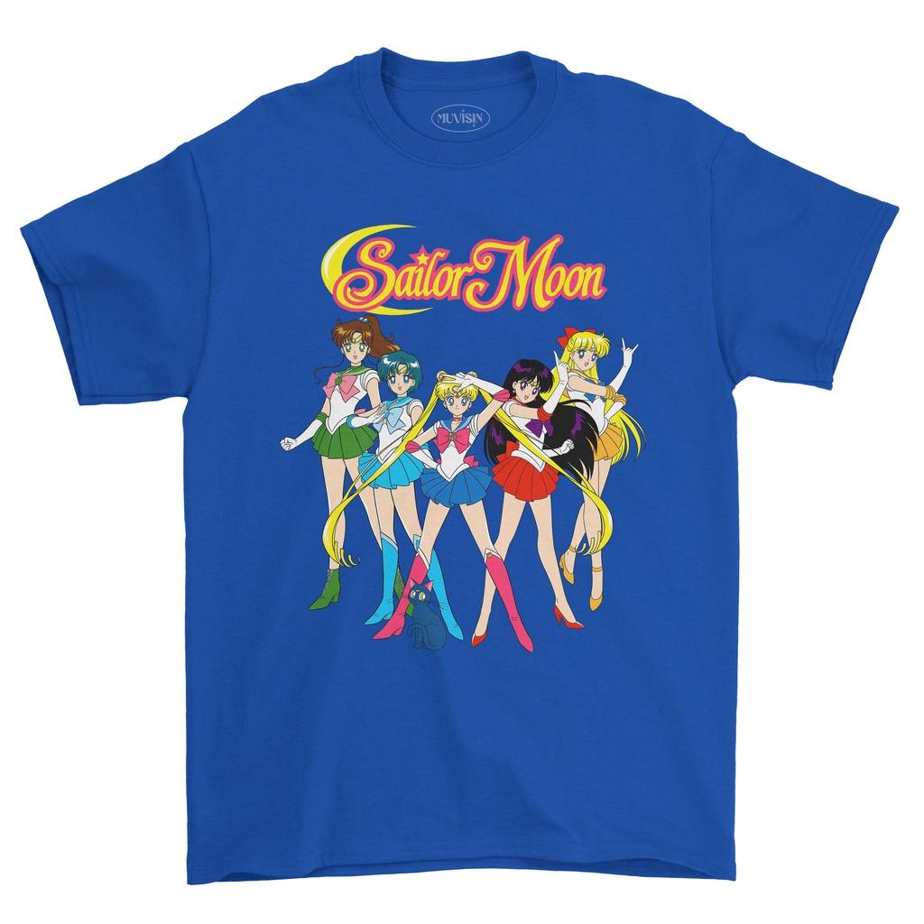 Japanese Sailor Moon Retro Animation T-shirt Men's Cotton T-shirt Summer New Retro Men's and Women's Streetwear