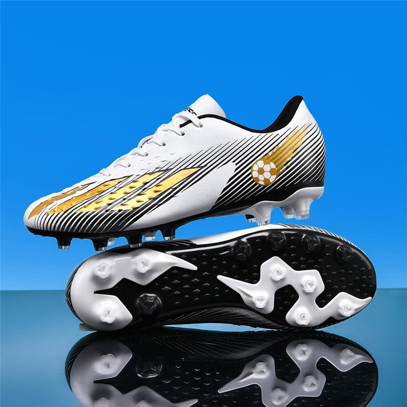 Ronaldo Football Shoes Men's Broken Nails Children's Men's and Women's Non-slip Spikes Student Kicking Training Sports Shoes
