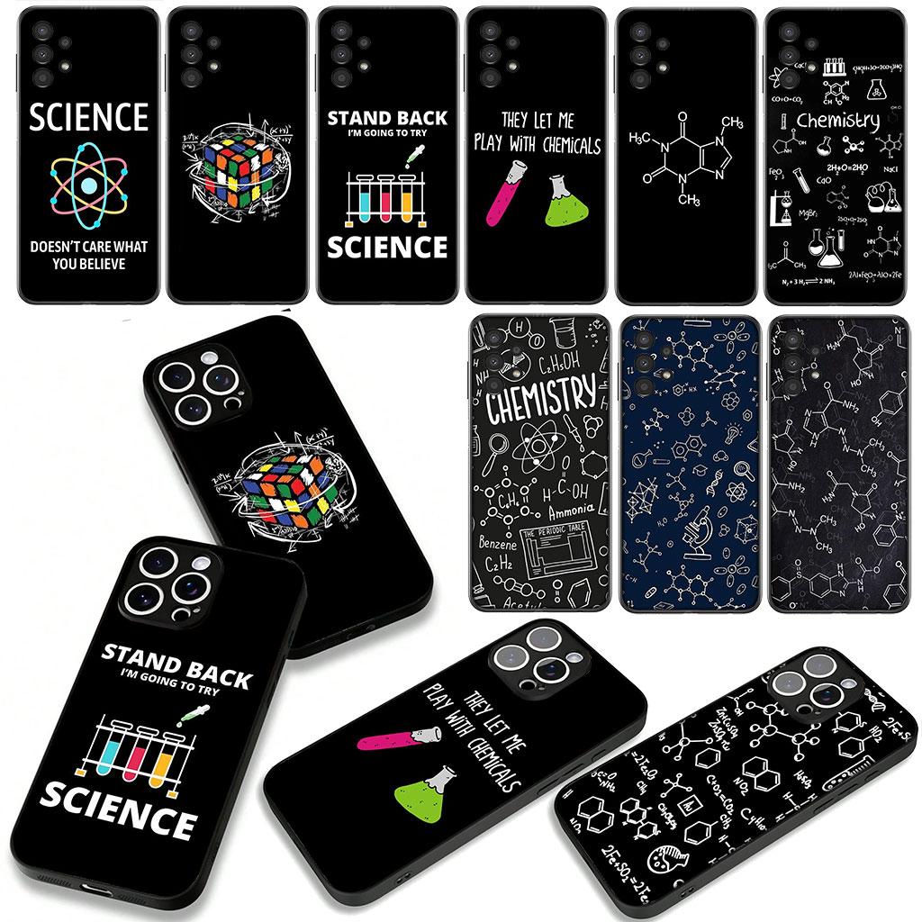 Chemistry Science Cover Phone Case for Samsung Galaxy S25 S24 S22 S23 FE Ultra Plus A56 A05 A06 A15 A16 A55 S7 Edge