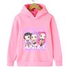 Fashionable Printed Cartoon Hoodies for Girls and Boys Casual Comfortable and High-quality Children's Sweatshirts