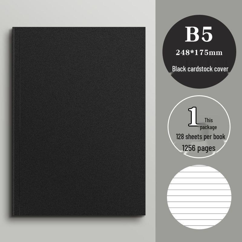 Cowhide Journal B5: White Pages for DIY, Hand-Painted Designs, 6-Opening Horizontal Line, Mind Map, Grid Book.