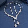 Necklace Set Earrings Jewelry Set Banquet Dress Set Chain Fashion Bridal Jewelry