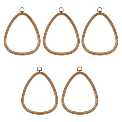 5 Stück Stickrahmen Tropfen Stickrahmen Kreuzstichrahmen Praktischer Stickrahmen für Bastelprojekt