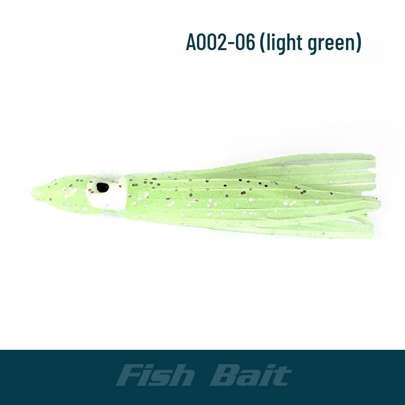 

10 светящихся разноцветных мягких приманок Bionic 9 см Octopus Squid Bait для рыбалки с лодки и берега 9cm