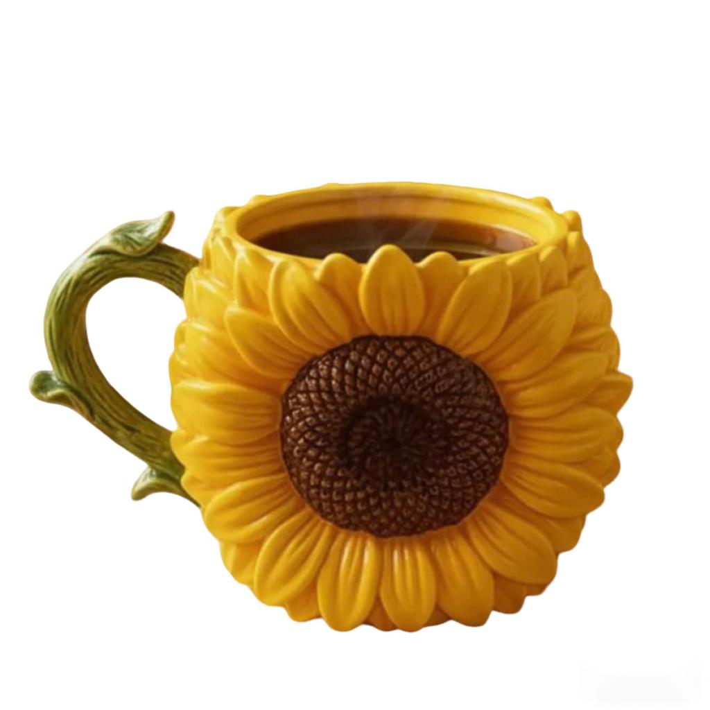 Elegant Floral Mug, Perfect Gift For Tea Lovers, For Birthda, Annrsaries, And Cozy Mornings, Gardening