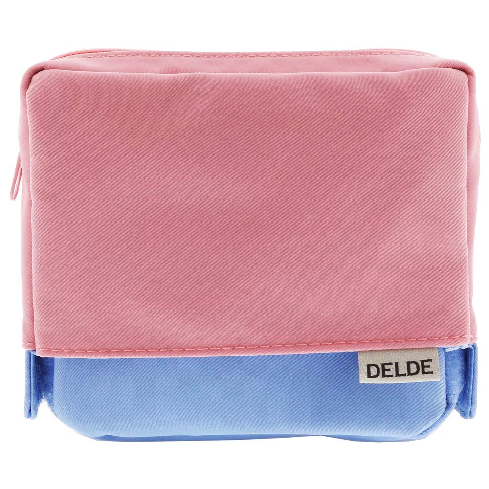Sunstar Stationery Square Pouch Delde M Light Pink x Blue S2281538