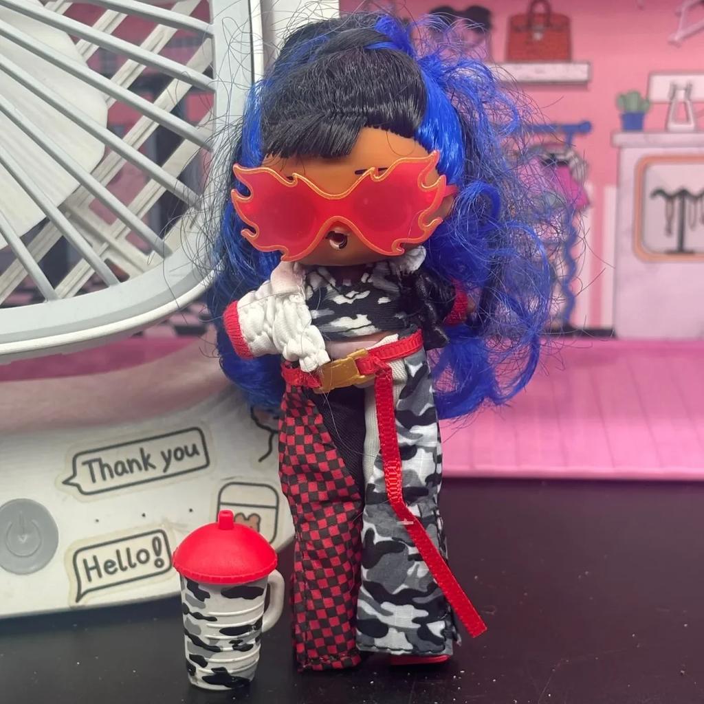 8CM LOL Doll Collectible Girl DIY Toy Doll Set Includes Doll Clothes, Shoes and Accessories Children's Birthday Gift