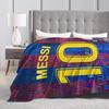 Argentina Number 10 Football Soccer Flannel Blanket Messied Awesome Throw Blanket for Home Hotel Sofa  150*125cm Bedspread