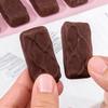 Chocolate Shaped Rubber Eraser Cartoon Design Creative Simulation Kids Stationery Set Classroom Supplies Fun Gift