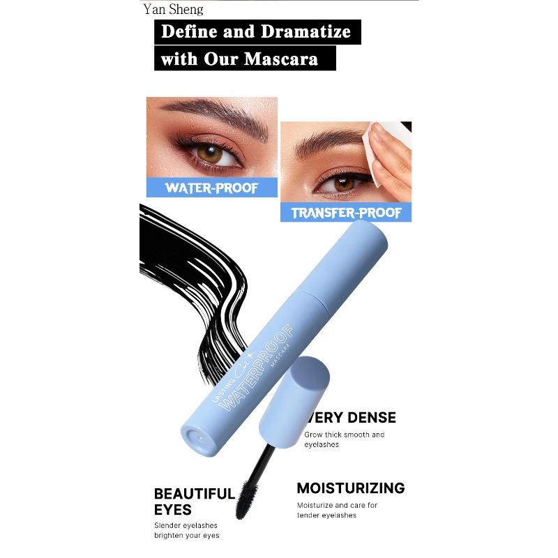 Long-lasting Waterproof Mascara Non-blooming Anti-sweat Women's Curly Thick