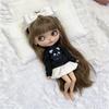 For Blythe Doll Clothes Princess Lace Maid Skirt Set Cute Plaid Pants Vintage Dress Outift Clothing OB24 OB22 1/6 Accessories