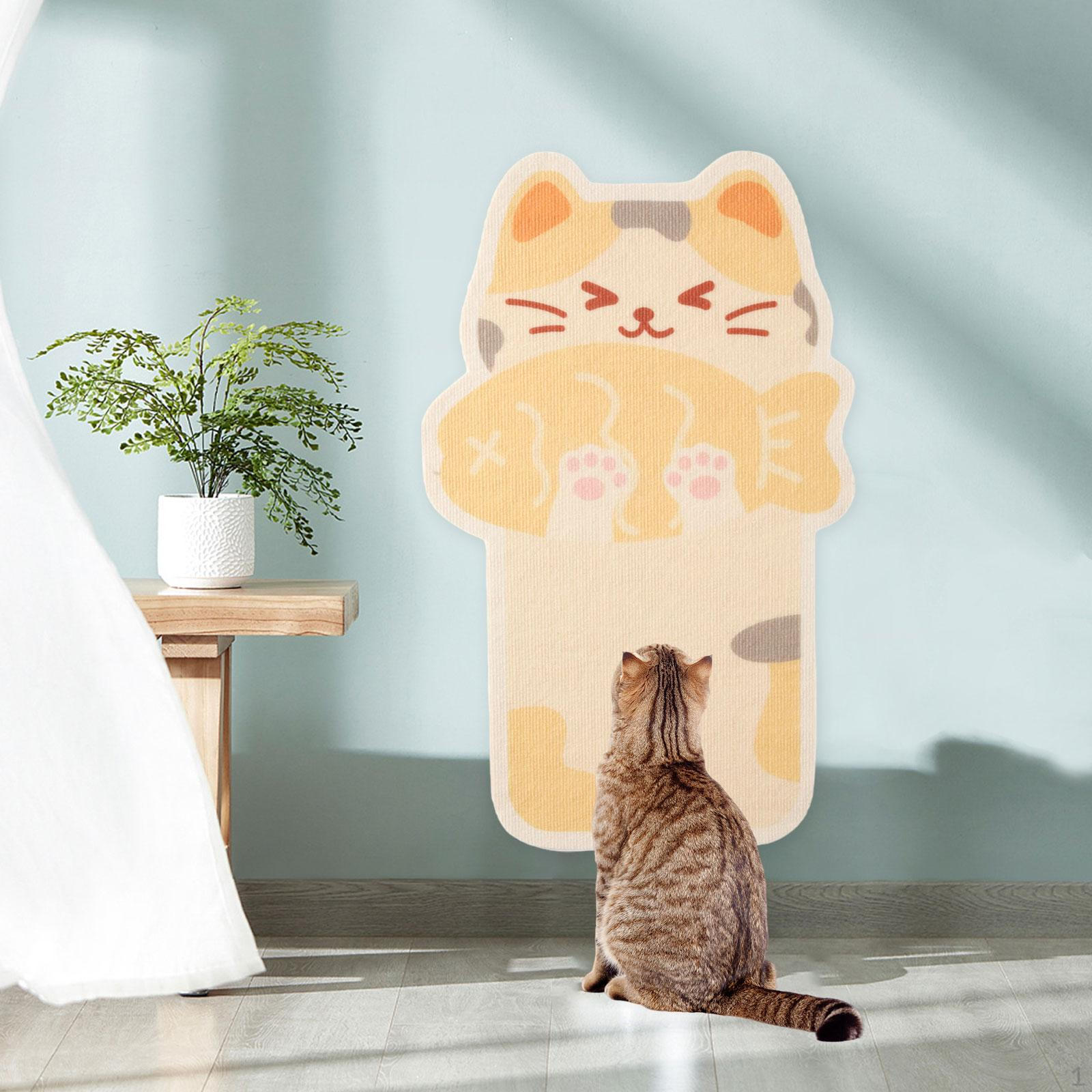 

Cat Scratcher Mat Adhesion Scratching Pad Furniture Protector Household Climbing Rug Wall Carrot
