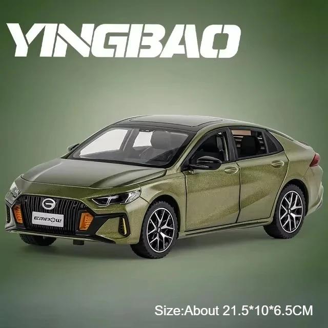 1:24 EMPOW Car Model Toy Doors Opened Shock Absorption Diecast Metal Simulation Sports Cars Sound Light Gifts for Children