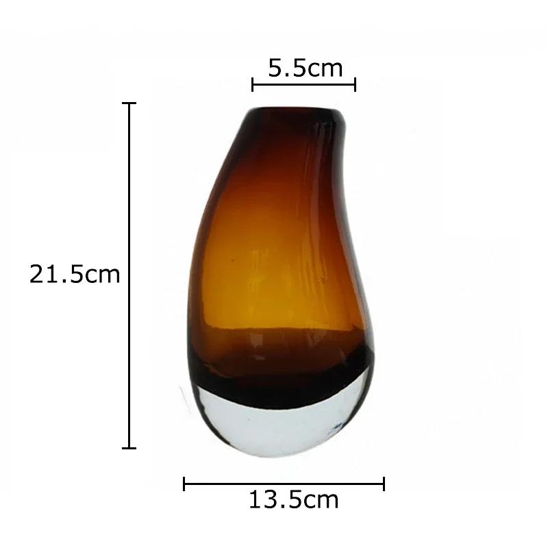 Transparent Double Layered Glass Vase Hydroponic Flower Pots Desk Decoration Flower Arrangement Floral Vase Room Aesthetic Decor