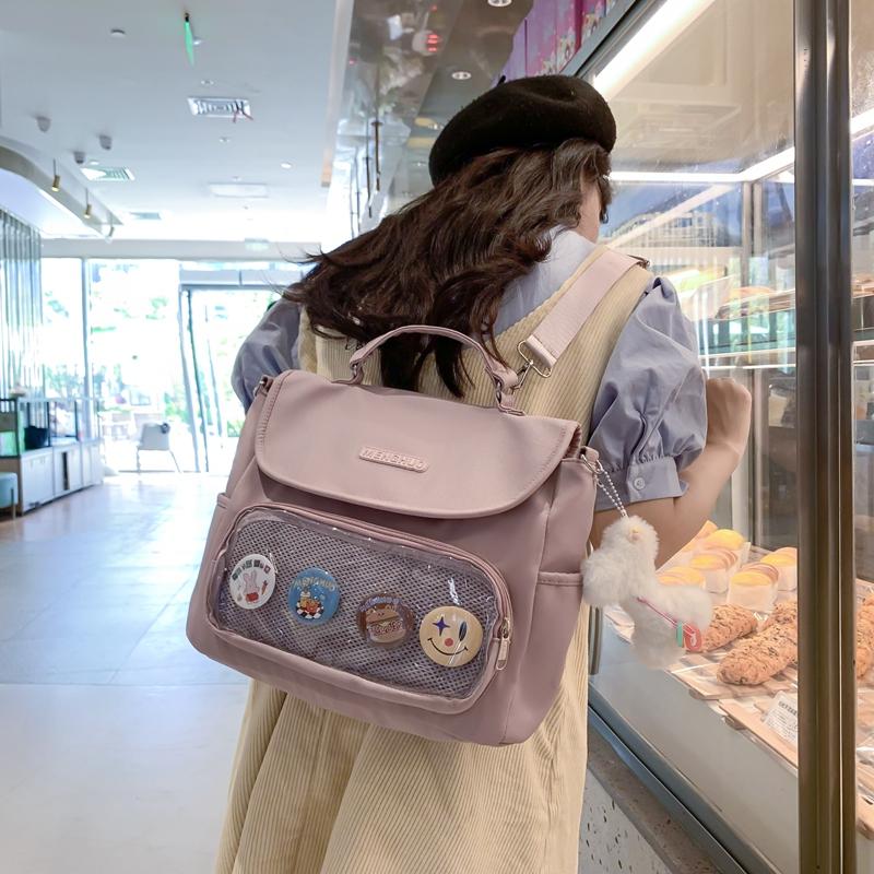 Сумка на плечо в студенческом стиле — фото 6