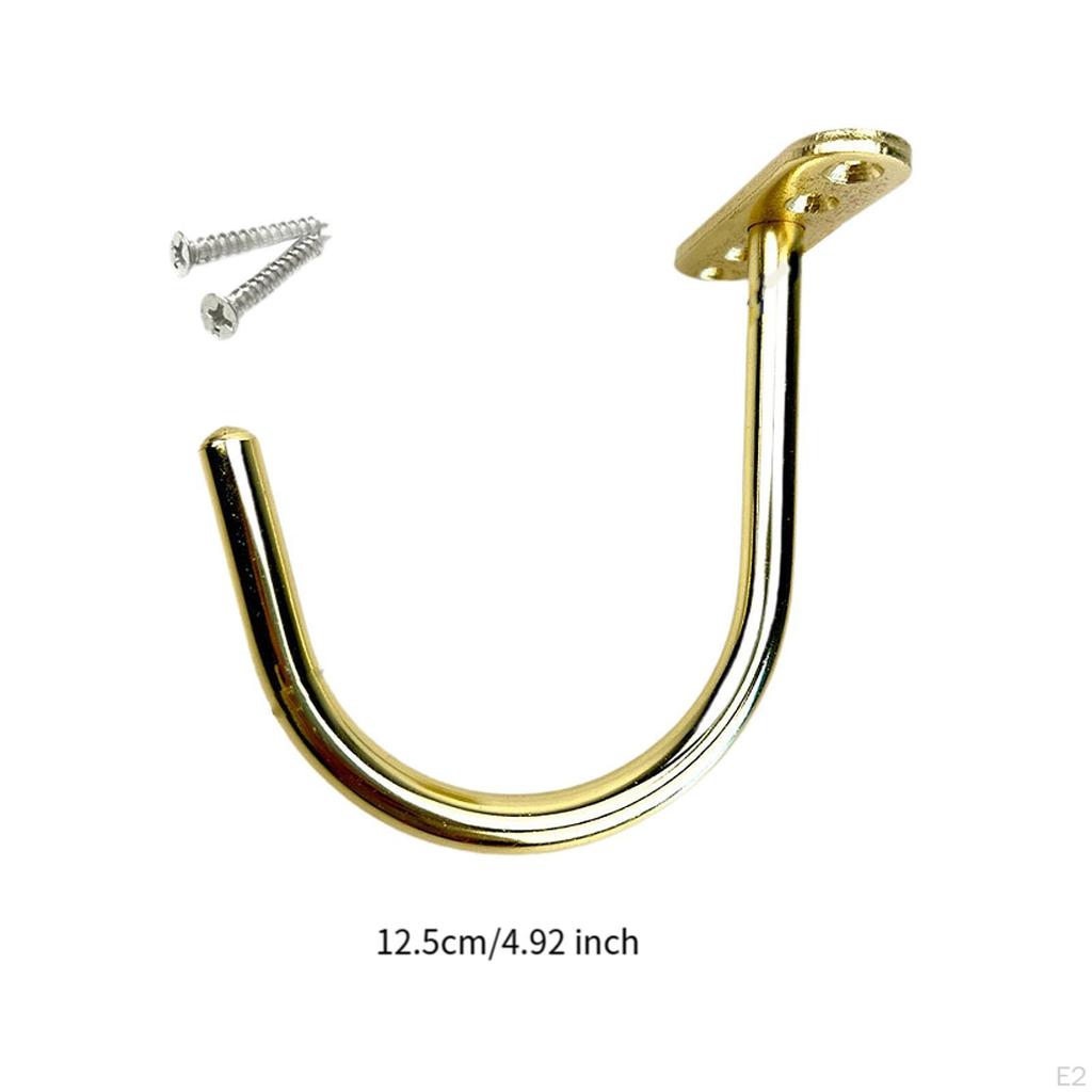 Snooker Billiard Cue Hook Bridge Rod and Ball Rack with Screws, Metal Pool
