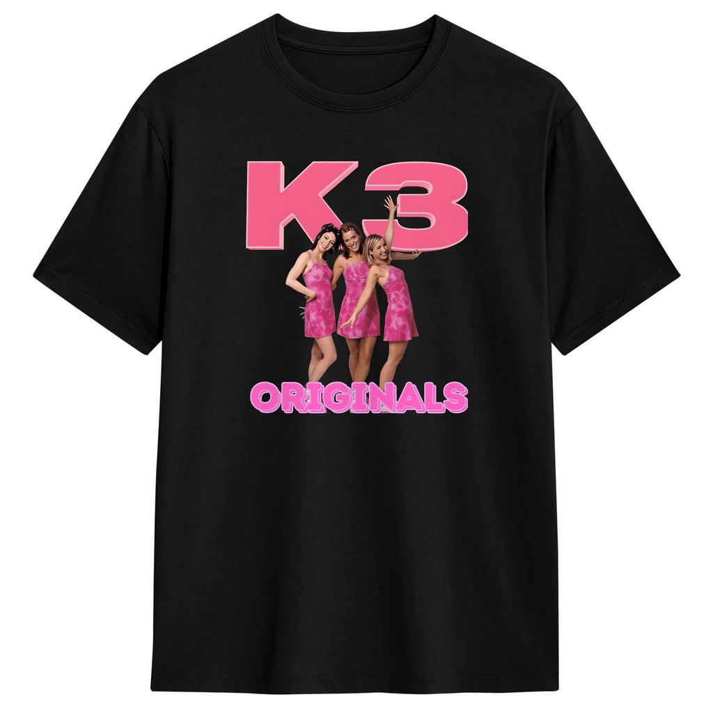2026 K3 Studio100 T-Shirt Sommer Baumwoll-T-Shirts für Unisex Neuheit Lässig Weiches T-Shirt Kurze Ärmel Y2K Lässige Streetwear Kleidung