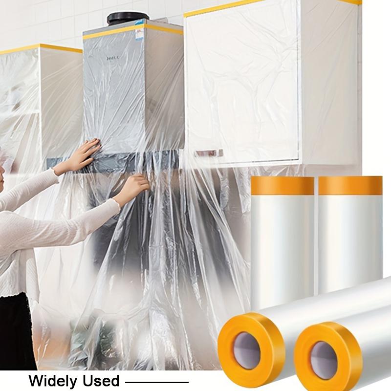 1 Rulou Folie PE Transparentă pentru Casă Multifuncțională Impermeabilă Curățare Mărimi Multiple Disponibile