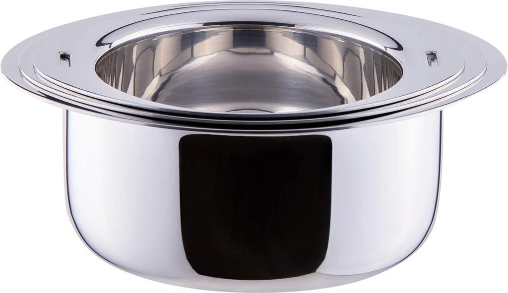 Miyazaki Seisakusho Jutoku Zestaw Garnków Garnek do Sosu Pokrywka Uchwyt Jednoręczny (16/18/20 cm) Wielofunkcyjny JN-ST-1