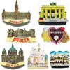 Germany Fridge Magnets Berlin Munich Frankfurt Hamburg Travel Souvenir Europe Landmark Refrigerator Sticker Home Decor Gifts
