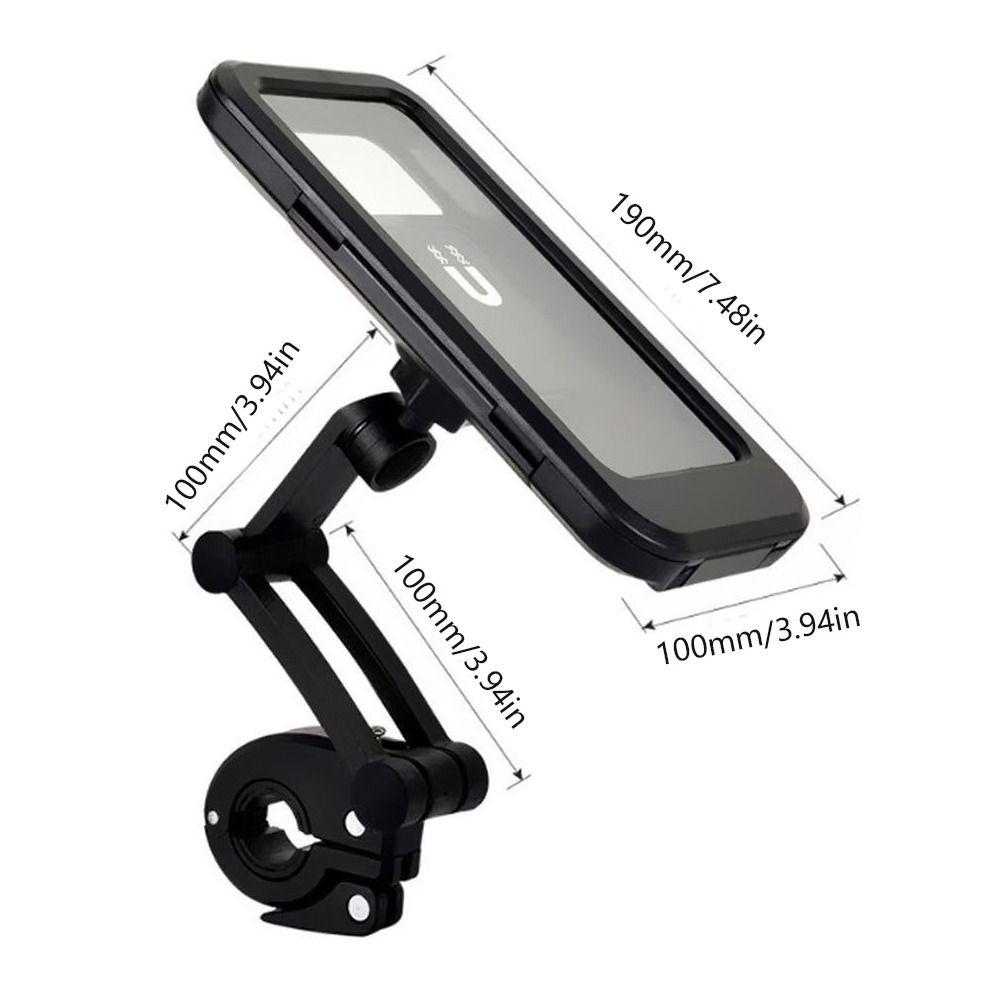 Adjustable Motorcycle Phone Holder Waterproof Phone Navigation Holder  Mobile Navigation