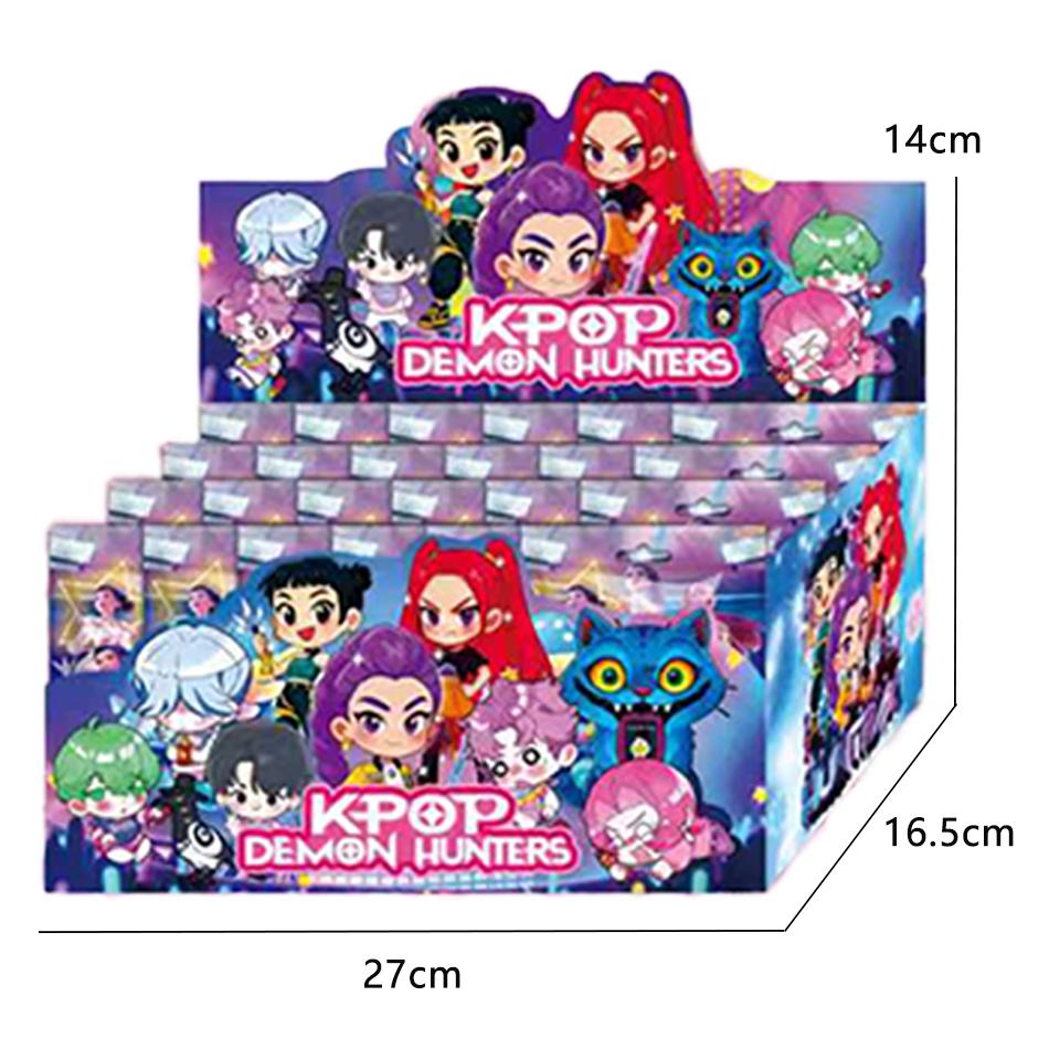 Kpop Dämonenjagd Blind Box Serie Figur Modell Spielzeug Cartoon Gaming Zubehör Schreibtischdekoration Halloween/Weihnachten für Kinder GeschenkK