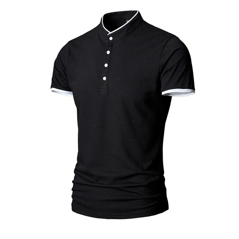 New Men's Business Casual POLO Short Sleeved Smooth and Wrinkle Resistant Comfortable Top