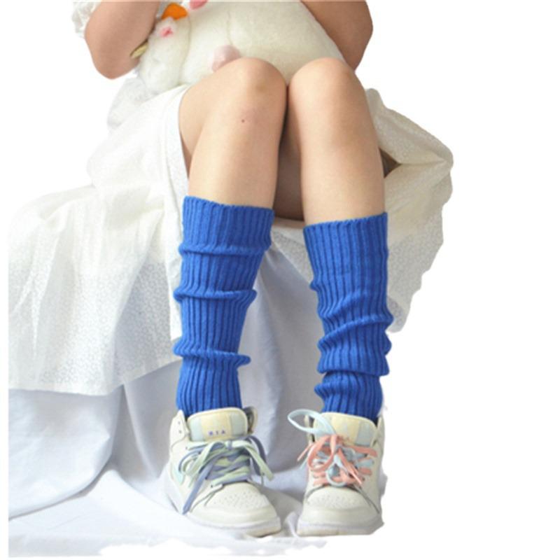 JK Women's Multi-color Wool Knit Leg Warmers - Versatile, Warm & Stylish Autumn/Winter Boot Covers