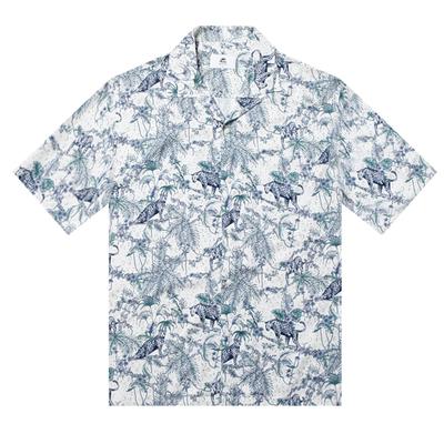Deosyeocheuhauseu Hawaiian Shirt Leopard-Ivory