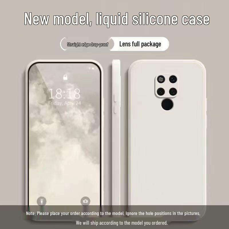 

Huawei Mate20X Liquid Silicone Anti-Drop Full Coverage Case - Solid Color, Skin-Friendly, Protective Huawei Mate20X