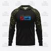 Mens Quick-Dry UV Protection Hooded Fishing Jersey Outdoor Sea Running Hiking Summer Sportswear