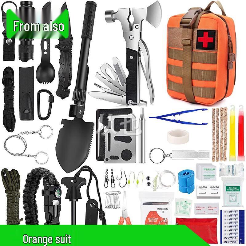 Outdoor Emergency Survival Gear Set