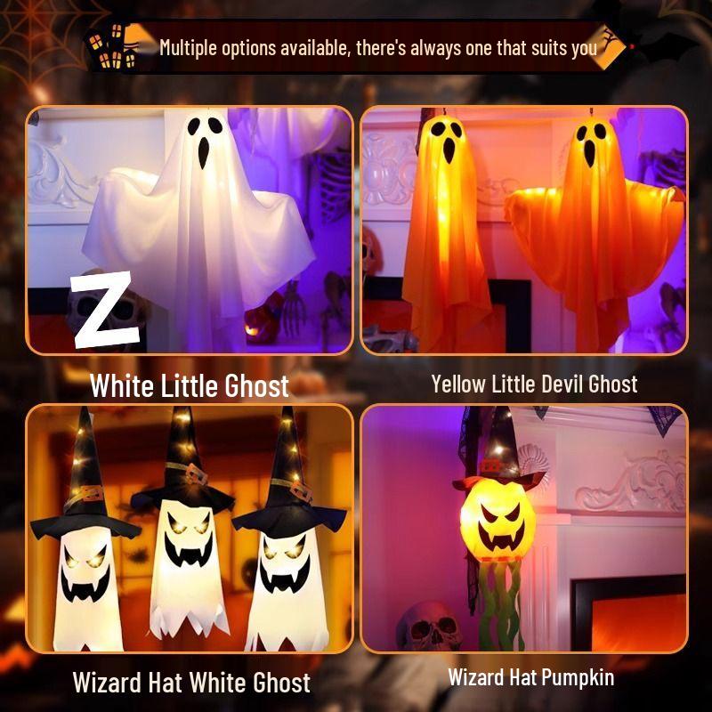 Halloween Leuchtende Geist LED Lichterketten für Außen Dekoration