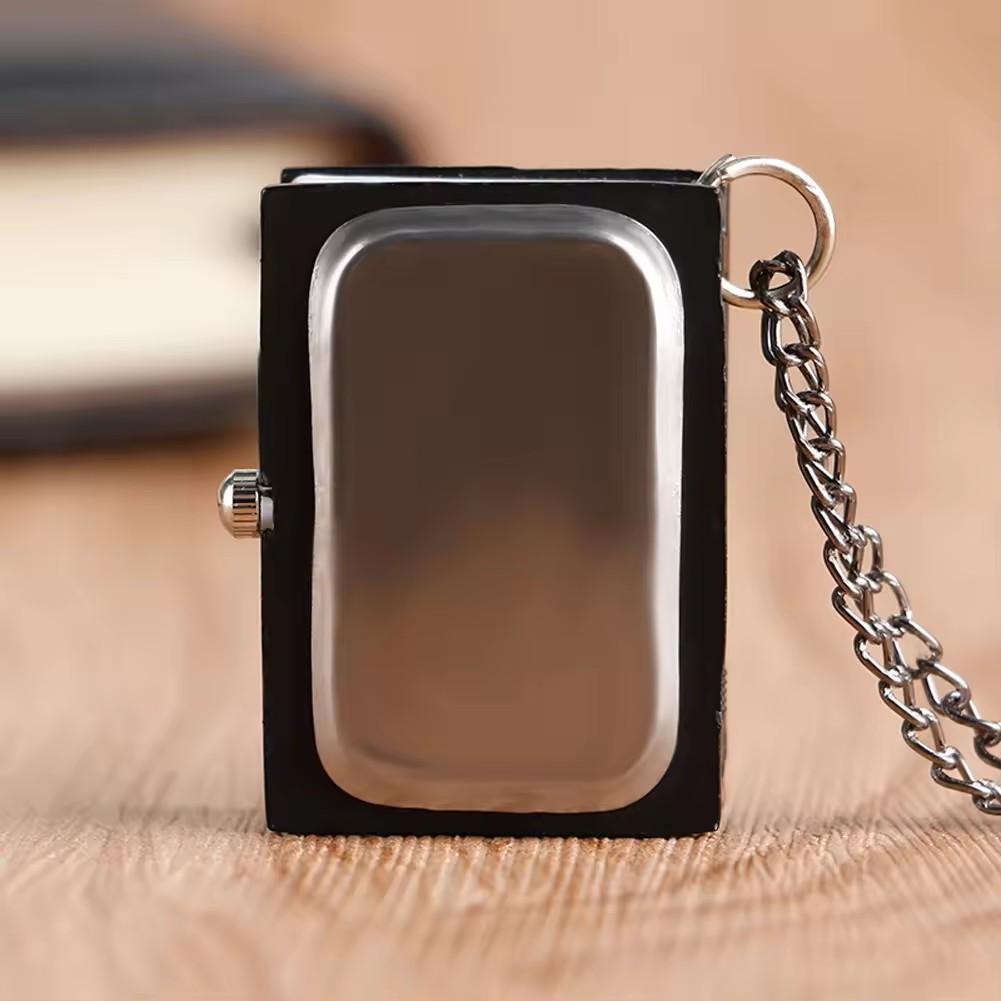 Japanse Anime Antieke Ketting Horloge Hanger Death Note Boek Kwarts Zakhorloge voor Mannen Vrouwen