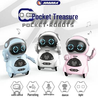 Zhile Children's Interactive Mini Pocket Robot: Multi-functional Voice-Activated Early Education Toy.