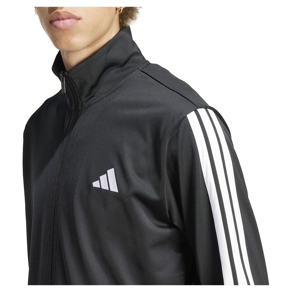 Adidas Sportswear Basic 3-Stripes Tricot tracksuit polyester Black