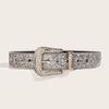 Exaggerated Rhinestone Waist Belts for Adult Pin Buckle Belt for Jeans Waistband