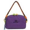Spliced Contrast Shoulder Bag Multi-compartment Large Capacity Waterproof Crossbody Bag