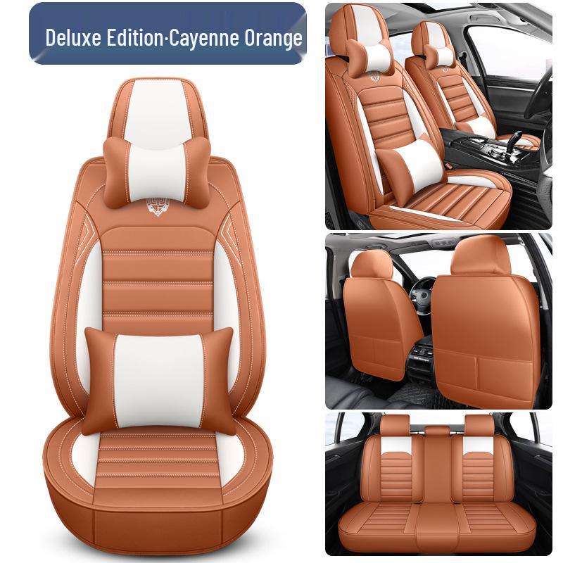 Five-Seater All-Season Universal Full Wrap Car Seat Cushion Set