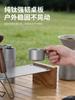 Lightweight Pure Titanium Outdoor Table: Portable, Spider Stove-Compatible, Camping & Picnic Essential
